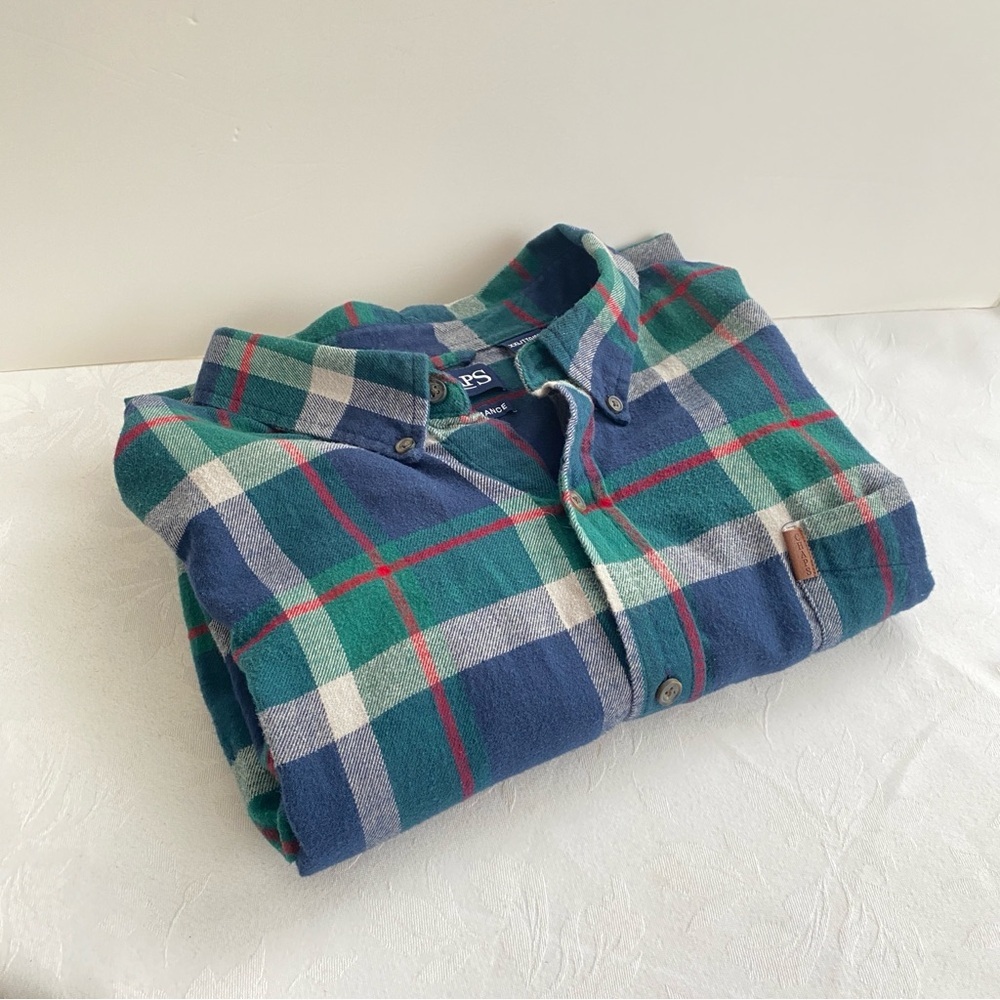 Ralph Lauren Chaps Performance Plaid Checked Button Down Shirt Size XXL - Picture 4 of 11